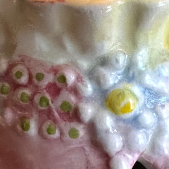 Vintage Ceramic Trinket Box | 3D High Heel Lid | Pastel Vanity, Shoes Theme - Picture 15 of 15